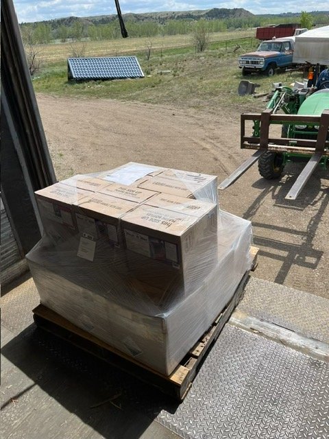 products been unloaded by lift gate for seamless perfect delivery